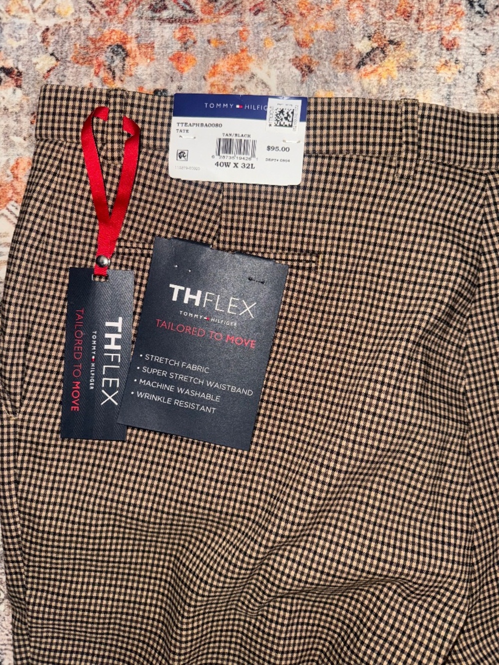 Tommy Hilfiger THFlex Tailored-to-Move Dress Pants – 40W x 32L Brand new